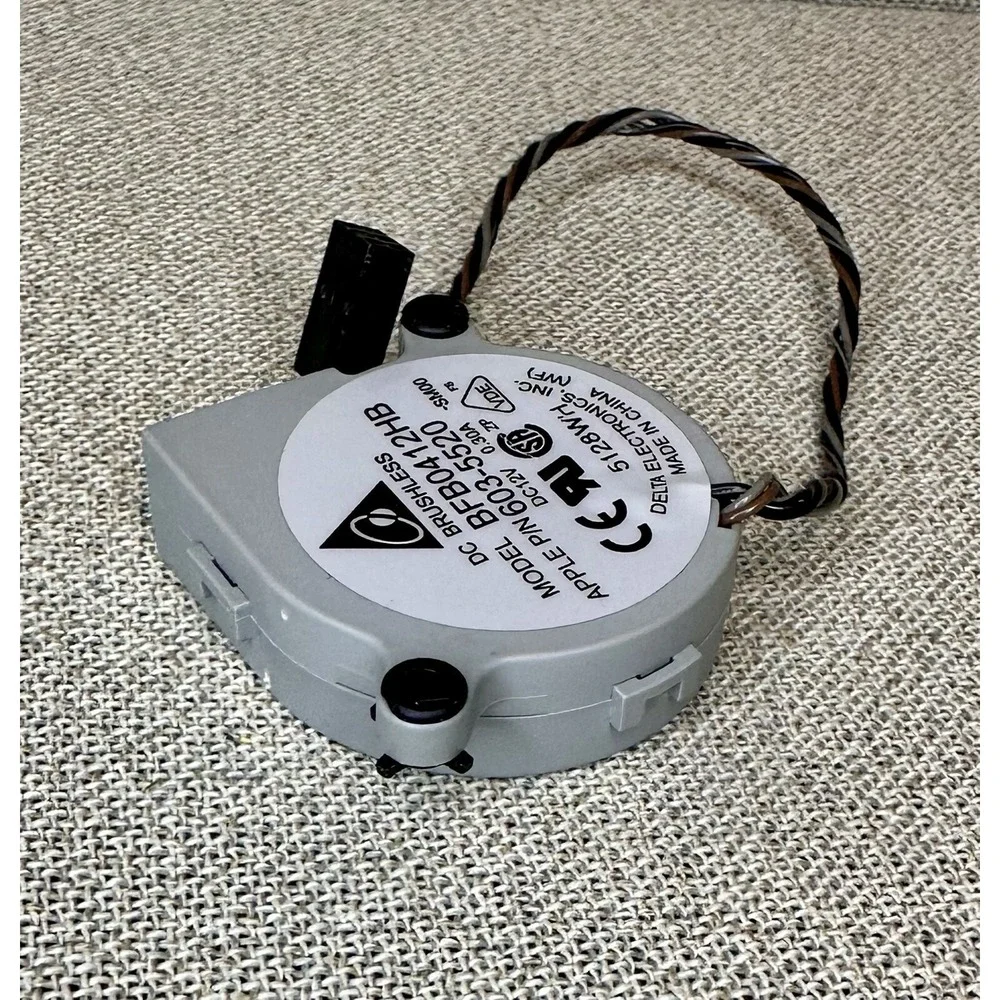 Apple IMAC BFB0412HB Apple P/N 603-5520 DC 12V .30A Genuine Fan #5128WH Delta El
